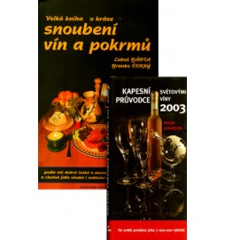 Balíček 2ks Velká kniha o kráse snoubení vín a+ Kapesní průvodce svět. víny 03