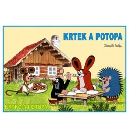 Krtek a potopa - omalovánka