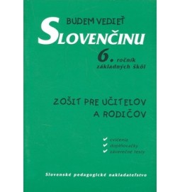 Budem vedieť slovenčinu 6. ročník základných škôl