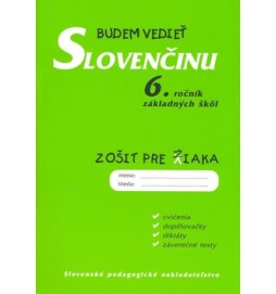 Budem vedieť slovenčinu 6. ročník základných škôl