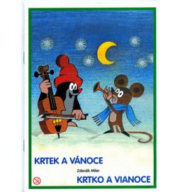 Krtek a vánoce - omalovánka