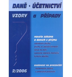 Daně, účetnictví 02/2006