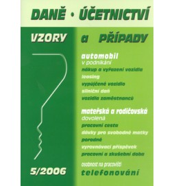 Daně, účetnictví 05/2006