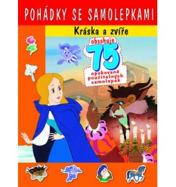 Pohádky se samolepkami Kráska a zvíře