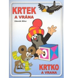 Krtek a vrána - omalovánka