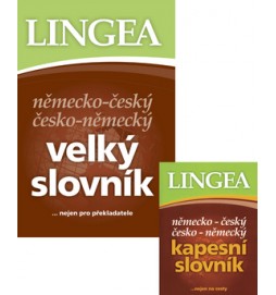 Balíček 2ks Německé slovníky velký + kapesní