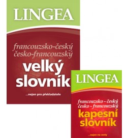 Balíček 2ks Francouzské slovníky velký + kapesní