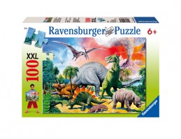 Puzzle Mezi dinosaury (100 dílků XXL)