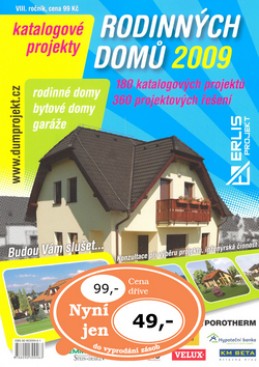 Katalogové projekty rodinných domů 2009