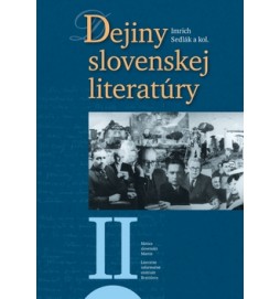 Dejiny slovenskej literatúry II