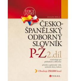 Česko-španělský odborný slovník 2. díl