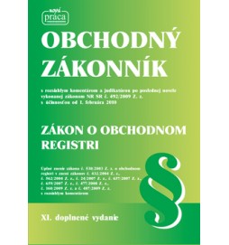 Obchodný zákonník Zákon o obchodnom registri