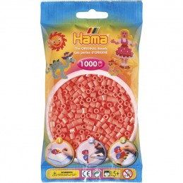 Hama H207-44 - Pastelově červené korálky
