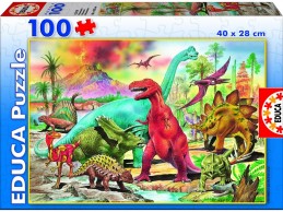 Puzzle Dinosaurus 100 dílků. - Alltoys s.r.o.