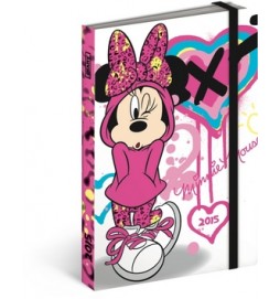 Minnie obrázkový kapesní týdenní diář 2015