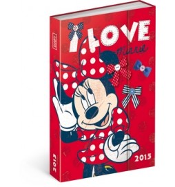 Minnie kapesní týdenní diář 2015
