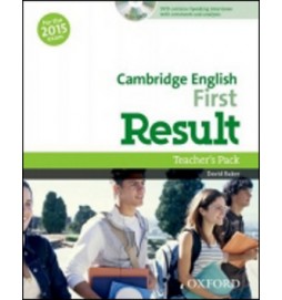 Cambridge English First Result Teacher´s Book with DVD
