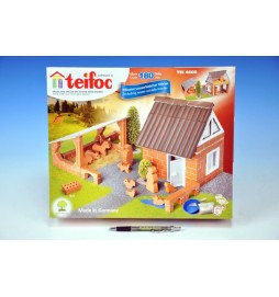 Stavebnice Teifoc Farma 180ks v krabici 35x29x8cm