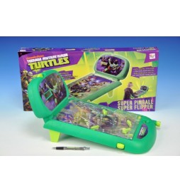 KMS Pinball Turtles Želvy Ninja na baterie se zvukem se světlem a digitálním počítadlem v krabici