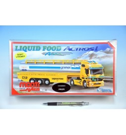 Stavebnice Monti 55 Liguid Food Actros L-MB 1:48 v krabici 31,5x16,5x8cm