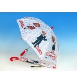Deštník Hurvínek 3D látkový automatický 56cm v sáčku