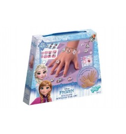 Šperky + obtisky na nehty Ledové království/Frozen v krabičce