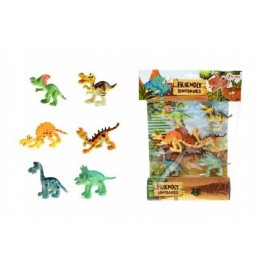 Veselá zvířátka Dinosauři plast 6ks na kartě