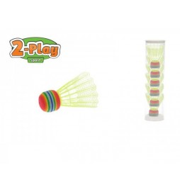 Košíčky na badminton žluté 2-Play 6ks v tubě