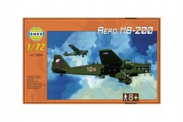 Model Aero MB-200 1:72 22,3x31,2cm v krabici 35x22x5cm - Rock David