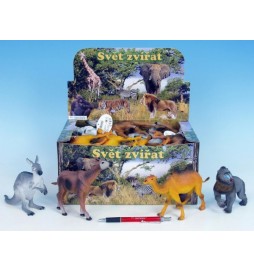 Zvířátka safari plast 12-18cm, 8 druhů - 1 kus