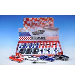 Auto Kinsmart Shelby GT500 1967 kov 12cm na zpětný chod, 4 barvy - 1 kus