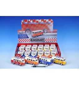 Autobus Kinsmart VW Classic 1962 Peace and love kov 13cm asst 4 barvy
