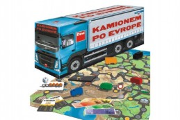 Kamionem po Evropě společenská hra v krabici 36x16x10cm - Rock David