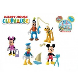 Mickey Mouse Clubhouse figurky kloubové plast 8cm 5ks s doplňky v krabičce