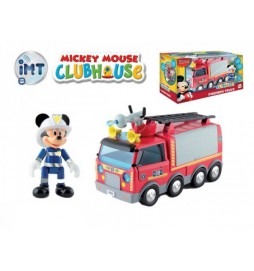 Mickey Mouse Clubhouse Hasiči plast 24cm na baterie se světlem a zvukem + kloubová figurka v krabici