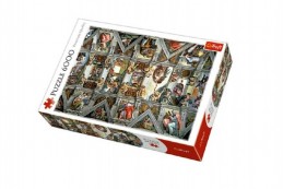 Puzzle Sixtinská kaple 136x96cm 6000 dílků v krabici 40x27x9cm - Rock David