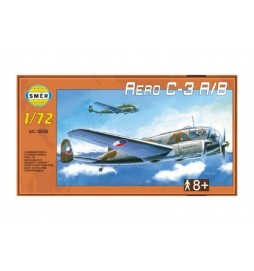 Model Aero C-3 A/B 1:72 29,5x16,6cm v krabici 34x19x5,5cm