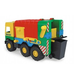 Auto middle Truck popelář plast 41cm Wader v sáčku