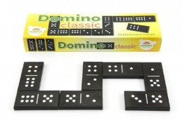 Domino Classic 28ks společenská hra plast v krabičce 21x6x3cm - Rock David