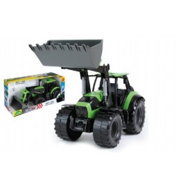 Traktor se lžící DeutzFahr Agrotron 7250 plast 45cm 1:15 v krabici od 3 let
