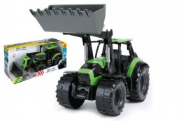 Traktor se lžící DeutzFahr Agrotron 7250 plast 45cm 1:15 v krabici od 3 let - Rock David