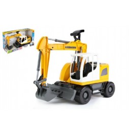 Auto Bagr Liebherr A918 Litronic plast 48cm 1:15 v krabici 3+