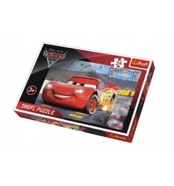 Puzzle MAXI Auta/Cars 3 Disney 24 dílků 60x40cm v krabici 39x26x4cm