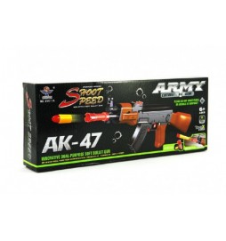Samopal na pěnové náboje AK47 plast 54cm v krabici