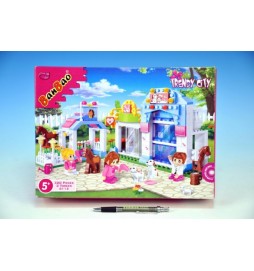 Stavebnice BanBao Obchod se zvířátky 320ks + 3 figurky v krabičce 33x24x6,5cm