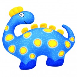Látkový Dinosaurus modrý 33x28cm - Renčín Vladimír
