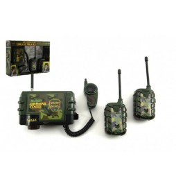 Vysílačky walkie-talkie plast na baterie 3ks v krabici
