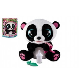 YOYO Panda interaktivní hýbající se 28cm plyš na baterie se zvukem v krabici 40x43cm 18m+