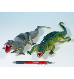 Krokodýl plast 36-41cm; 2 barvy - 1 kus