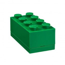 LEGO Mini Box tmavě zelený